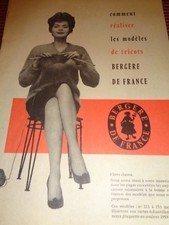 CATALOGUE ANCIEN DE TRICOT 1958 VINTAGE ( ref 59 )