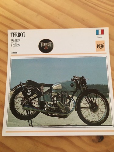 Terrot 350 hcp - 350, paliers