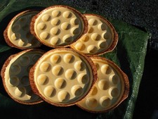 6 assiettes plats à escargots  anciens porcelaine de Gien