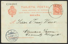 Entière Postal. Oficial. EP40. Las Palmiers / Canarias. Magnifico