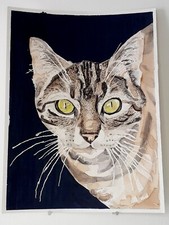 Chat AQUARELLE ORIGINALE Wall