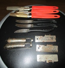 LOT 6 COUTEAUX+6 OUVRES BOITE BOUTEILLE  PUB CADEAUX  PUBLICITE LESSIVE BONUX  