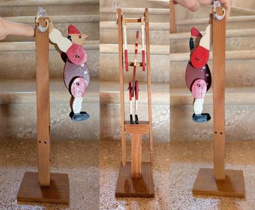 Pinocchio acrobate bois - acrobate,