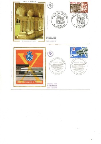 Lot enveloppes 1er jour - 1er,