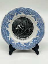 Assiette Parlante Ancienne de Creil et Montereau ? Thème Humoristique