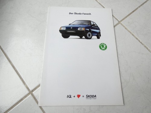 Skoda favorit 1993 - 1993, brochure