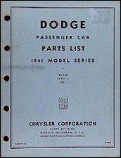 1941 Dodge Passager Voiture