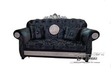 Canapé 2 Places Réseau Et Matelas Chesterfield Moderne Dea Medusa Avec Couronne