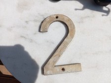 ANCIEN NUMERO 2 POUR WAGON 2EME CLASSE SNCF