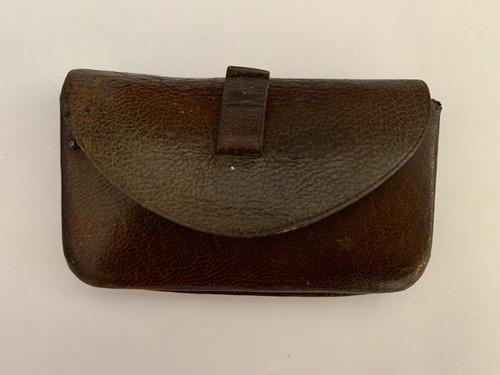 Ancien porte monnaies cuir - ancien,
