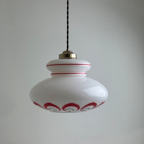 Ancienne suspension opaline - suspension,