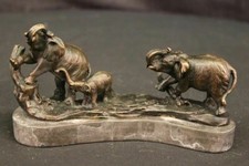 Fonte Bronze Éléphants