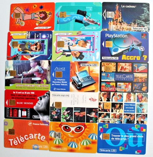Lot 15 telecartes - lot,