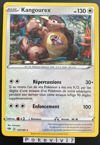 Carte pokemon kangourex - carte,