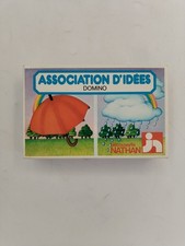 1979 Jeux Nathan Association D'idées Domino Jeu Ancien Eveil Découverte Idée