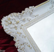 Miroir Mural or Blanc 96x57