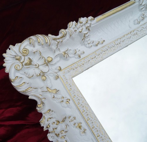 Miroir mur blanc - mur, 96x57
