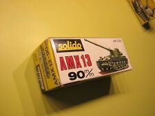 Solido 230 Militaire Char Tank Panzer AMX 13  + BOITE D'ORIGINE TBE