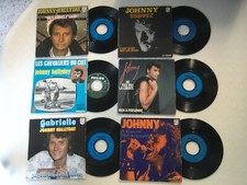 Johnny Hallyday Lot de 6  45 tours originaux 2 titres