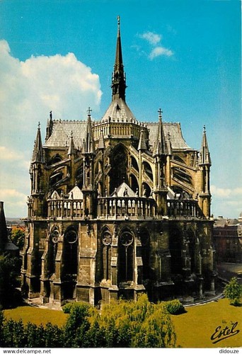Carte postale reims - 51,