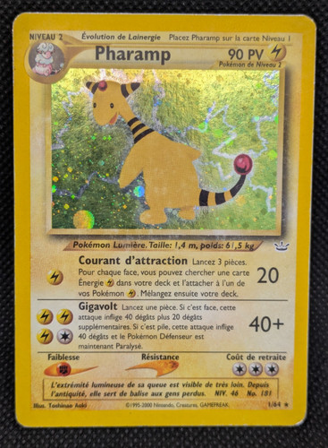 Carte pokemon pharamp holo - pokemon,