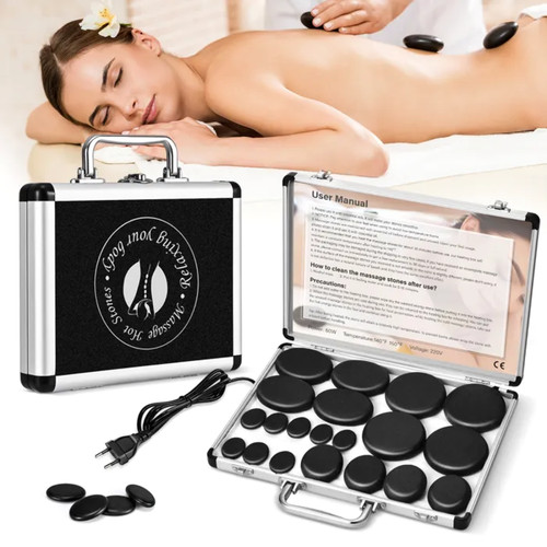 Kit massage pierres - kit,