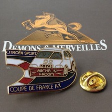 Pin's Folies ❤️Demons Citroën Michelin Facom Rallye Bandeau Bleu tres foncé RARE