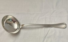 LOUCHE A POTAGE EN METAL ARGENTE CHRISTOFLE  MALMAISON  28.5 CM