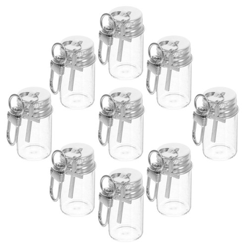 10 Pcs Pendentif Bouteille