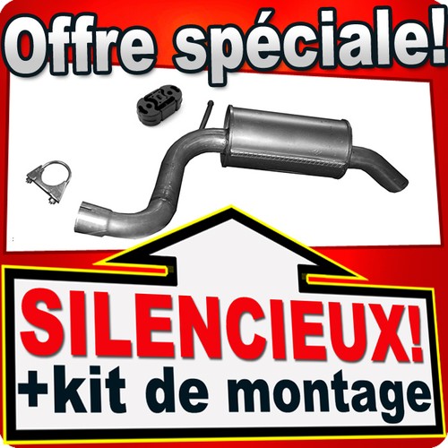 Silencieux arriere pour - silencieux,