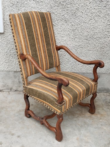 Ancien fauteuil louis - louis, xiii