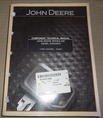 John deere 220 moteur - 220, pour