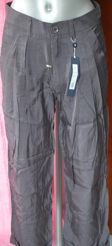 Pantalon pinces satiné - ,