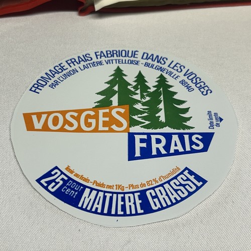 étiquette ronde fromage - ronde,