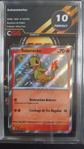 Carte pokemon salamèche - carte,