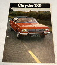Notice Commerciale CHRYSLER 180 - 1972  - Bel Etat.