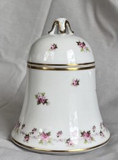 SUCRIER/ BONBONNIERE EN FORME DE CLOCHE PORCELAINE ANDRE FRANCOIS DE LIMOGES