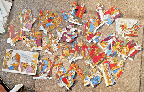 Ancien gros lot découpage - gros,