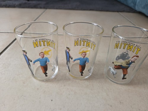 Lot verres tintin - de,