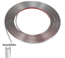 5M Bande Chrome Largeur 6mm