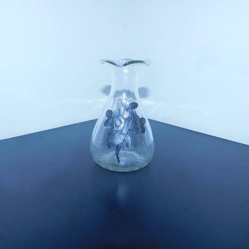 Vase verre transparent - vase, avec