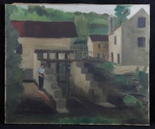 Thérèse BRICARD (XXe) Ecluse Chatillon Coligny Paris Nanterre Bois Colombes