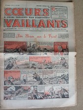 magazine Cœurs vaillants février 1940 Tintin et Milou Jim Boum pilote soldat 303