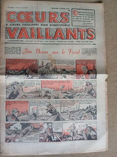 Magazine cœurs vaillants - cœurs,