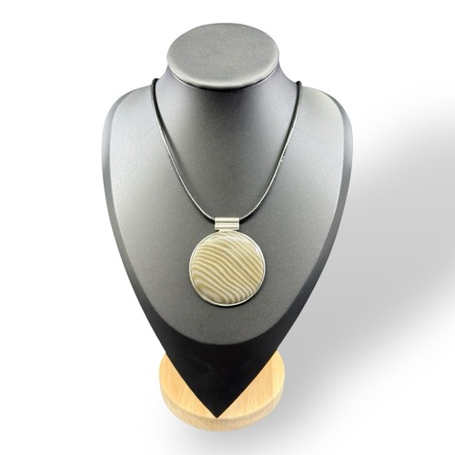 Grand pendentif silex - pendentif, en