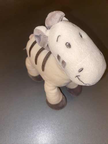 Peluche doudou zèbre mots - zèbre,