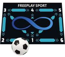 Tapis d'entraînement de football tapis antidérapant pour adultes pratique...