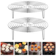  2 Pcs Cuit Vapeur Inox