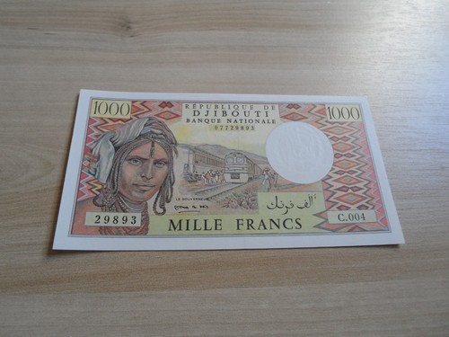 Djibouti billet 1000 - djibouti:, francs