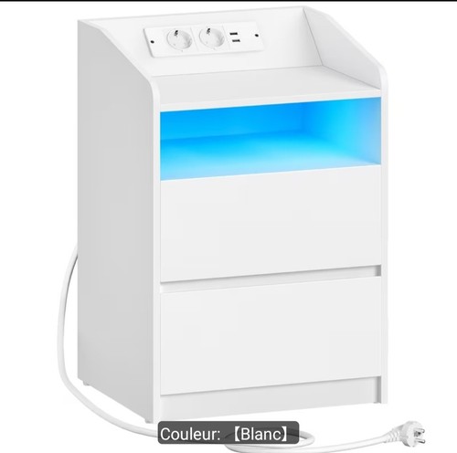 Hzuaneri table chevet - table, led